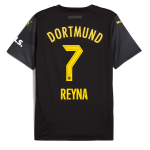 BVB Away Jersey 2425 For Kids – 7 Reyna Borussia Dortmund Collection | Official Merchandise