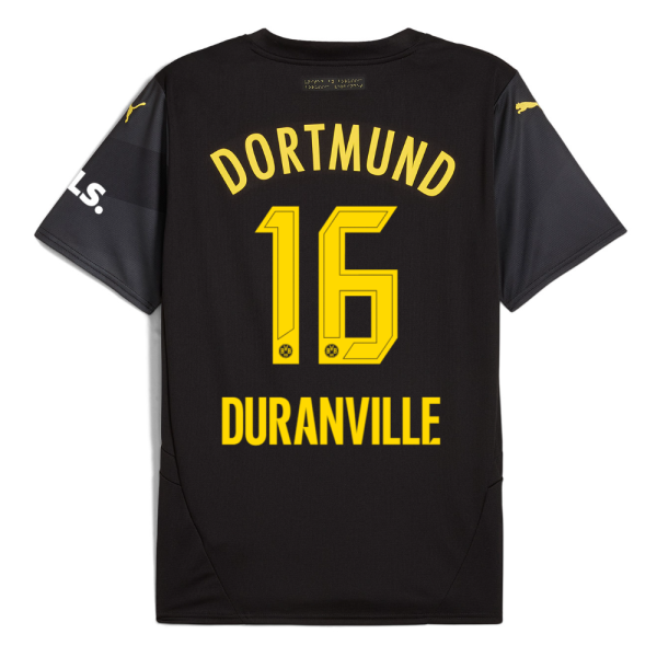 BVB Away Jersey 2425 For Women – 16 Duranville Borussia Dortmund Collection | Official Merchandise
