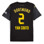 BVB Away Jersey 2425 For Women – 2 Yan Couto Borussia Dortmund Collection | Official Merchandise