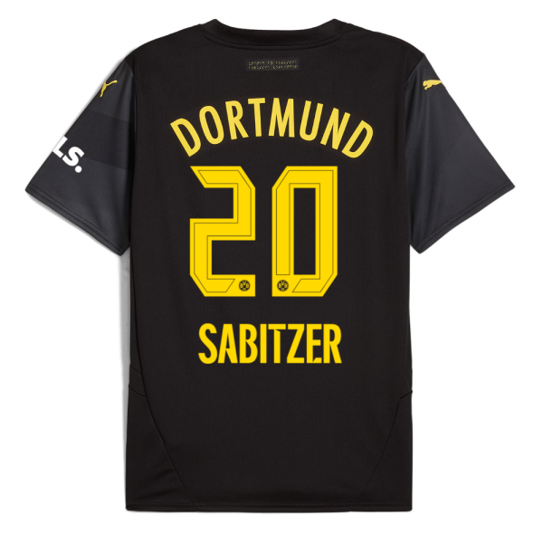 BVB Away Jersey 2425 For Women – 20 Sabitzer Borussia Dortmund Collection | Official Merchandise
