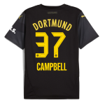 BVB Away Jersey 2425 For Women – 37 Campbell Borussia Dortmund Collection | Official Merchandise