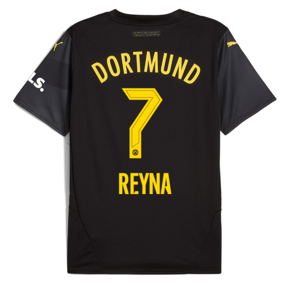 BVB Away Jersey 2425 For Women – 7 Reyna Borussia Dortmund Collection | Official Merchandise