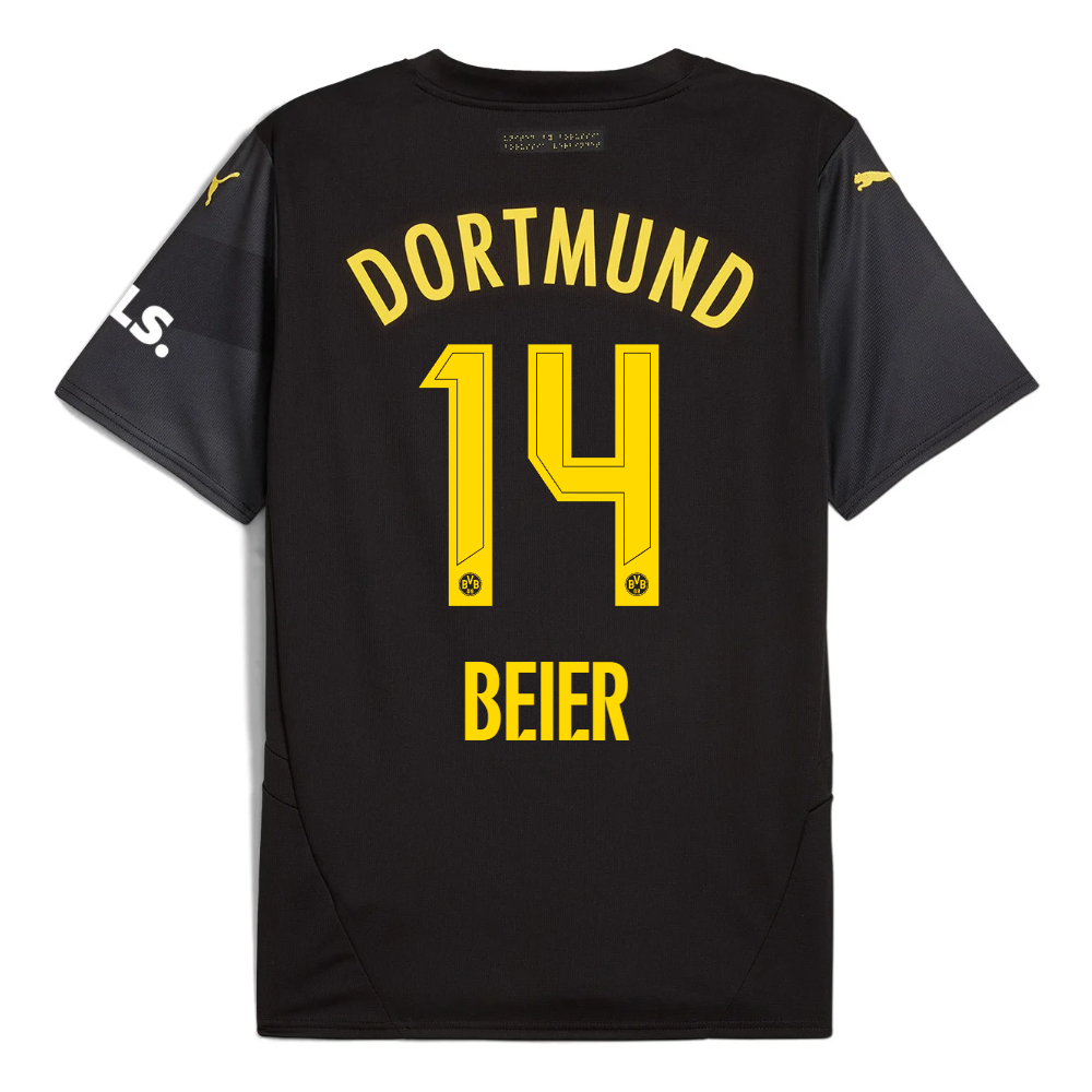 BVB Away Men Jersey 2425 – 14 Beier Borussia Dortmund Collection | Official Merchandise