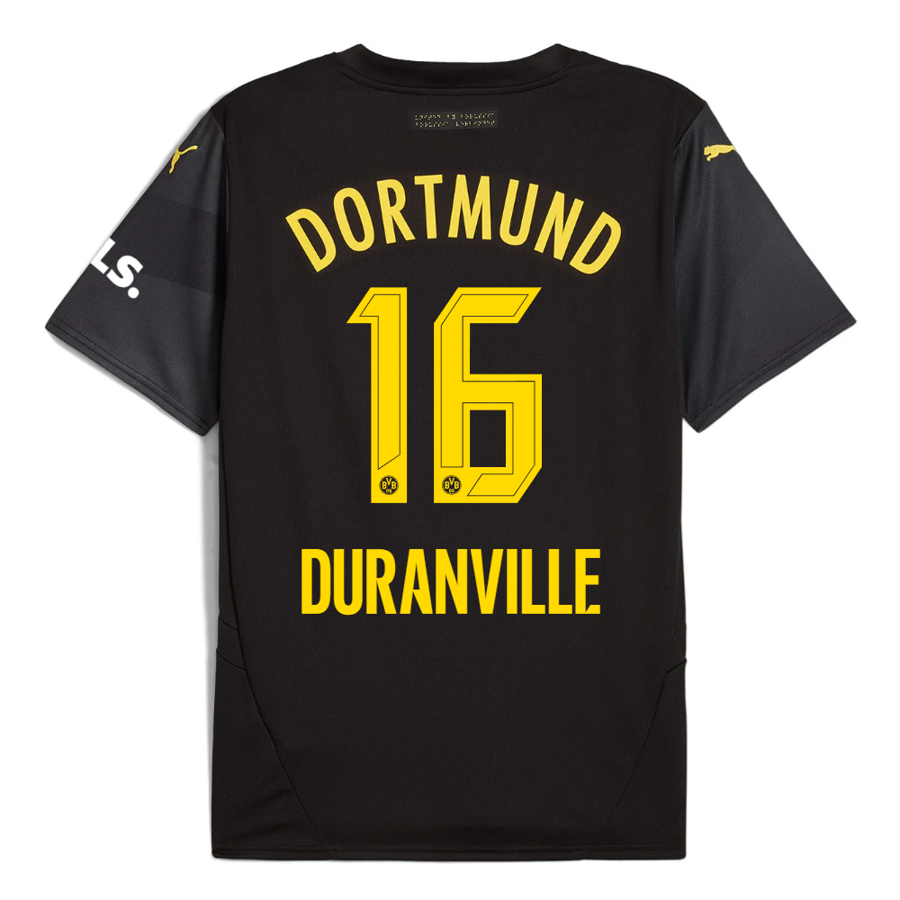 BVB Away Men Jersey 2425 – 16 Duranville Borussia Dortmund Collection | Official Merchandise