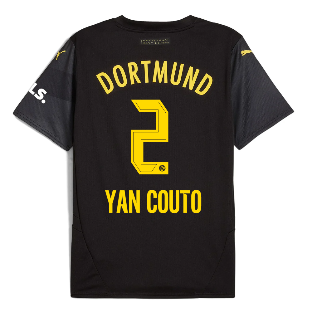 BVB Away Men Jersey 2425 – 2 Yan Couto Borussia Dortmund Collection | Official Merchandise