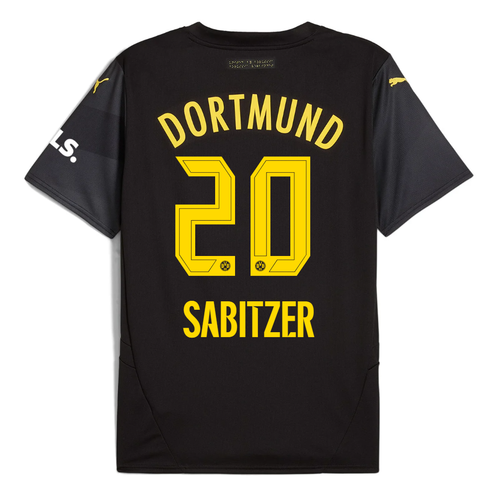 BVB Away Men Jersey 2425 – 20 Sabitzer Borussia Dortmund Collection | Official Merchandise