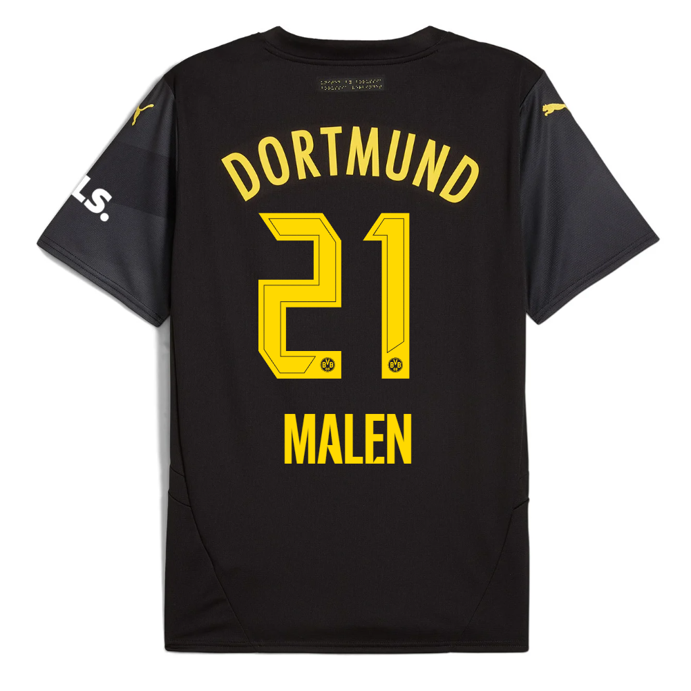 BVB Away Men Jersey 2425 – 21 Malen Borussia Dortmund Collection | Official Merchandise
