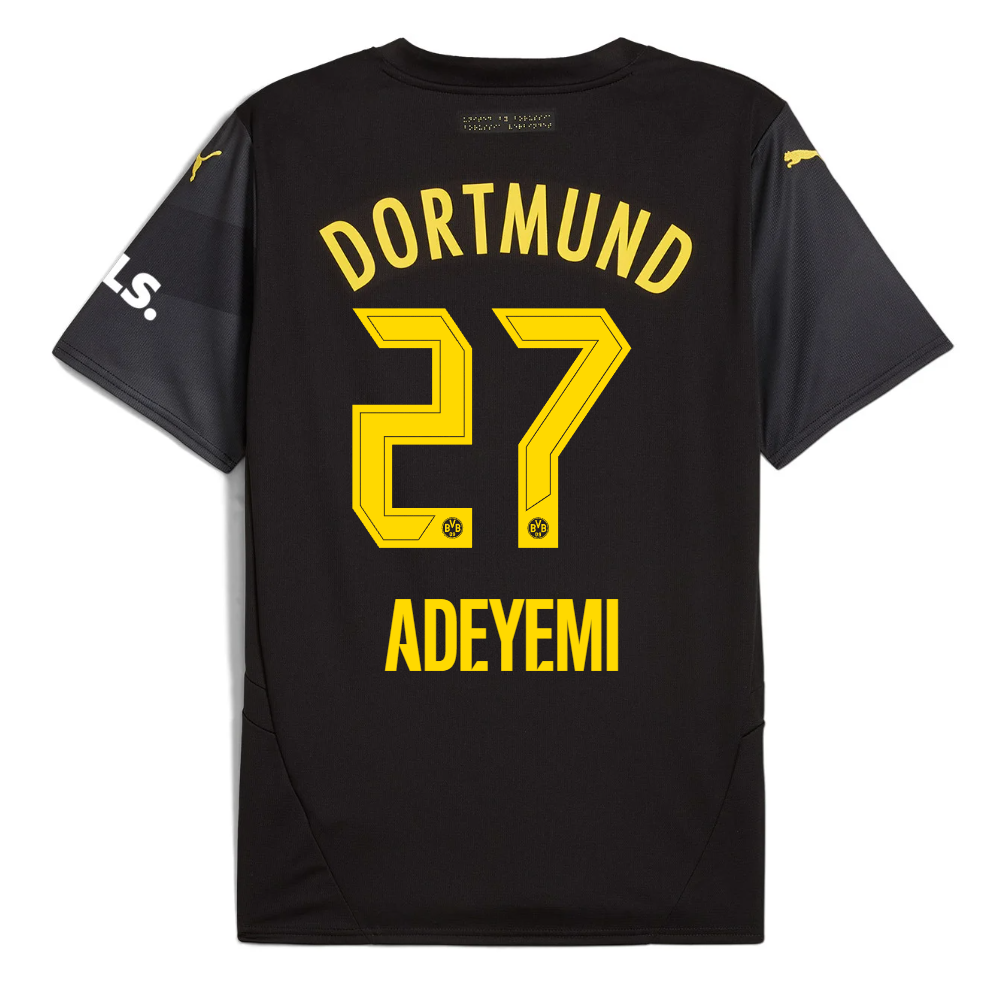 BVB Away Men Jersey 2425 – 27 Adeyemi Borussia Dortmund Collection | Official Merchandise