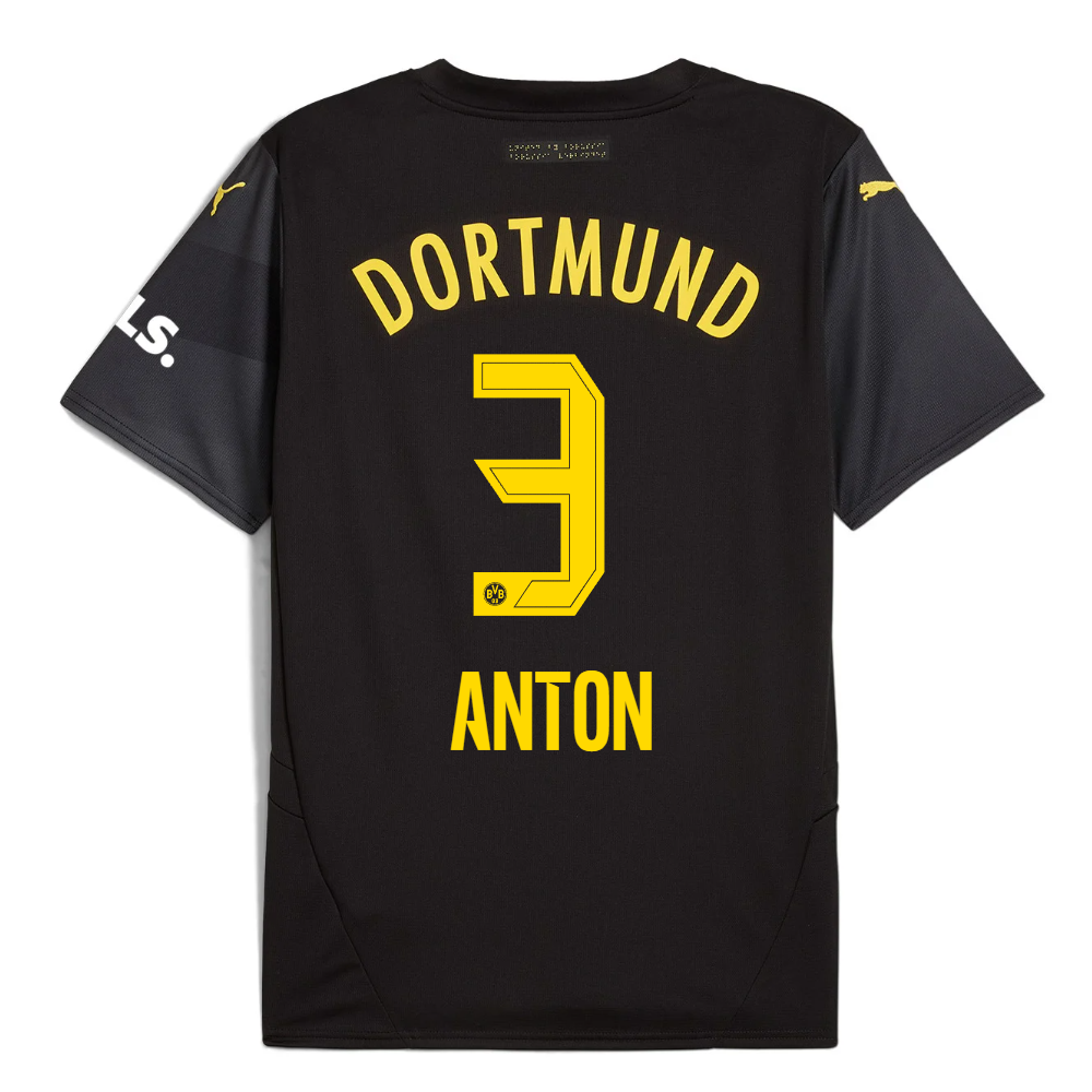 BVB Away Men Jersey 2425 – 3 Anton Borussia Dortmund Collection | Official Merchandise