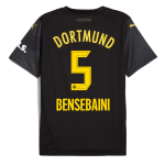 BVB Away Men Jersey 2425 – 5 Bensebaini Borussia Dortmund Collection | Official Merchandise