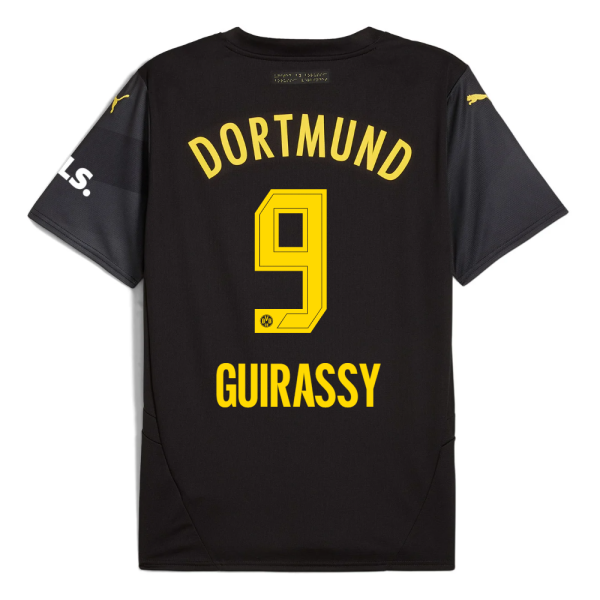 BVB Away Men Jersey 2425 – 9 Guirassy Borussia Dortmund Collection | Official Merchandise