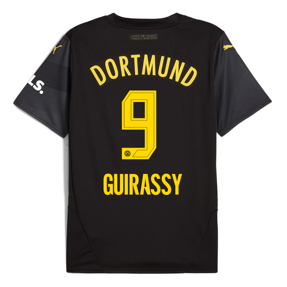 BVB Away Men Jersey 2425 – 9 Guirassy Borussia Dortmund Collection | Official Merchandise
