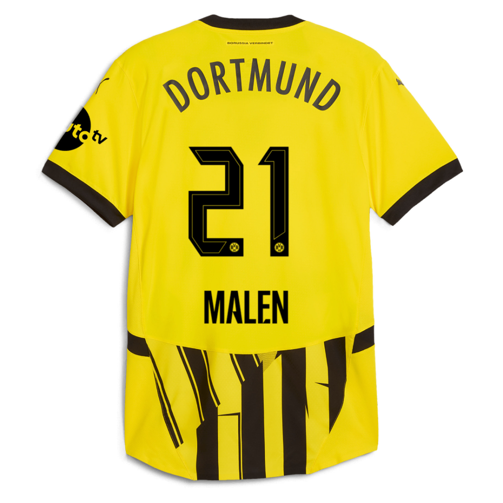 BVB Cup Jersey 2425 For Children – 21 Malen Borussia Dortmund Collection | Official Merchandise