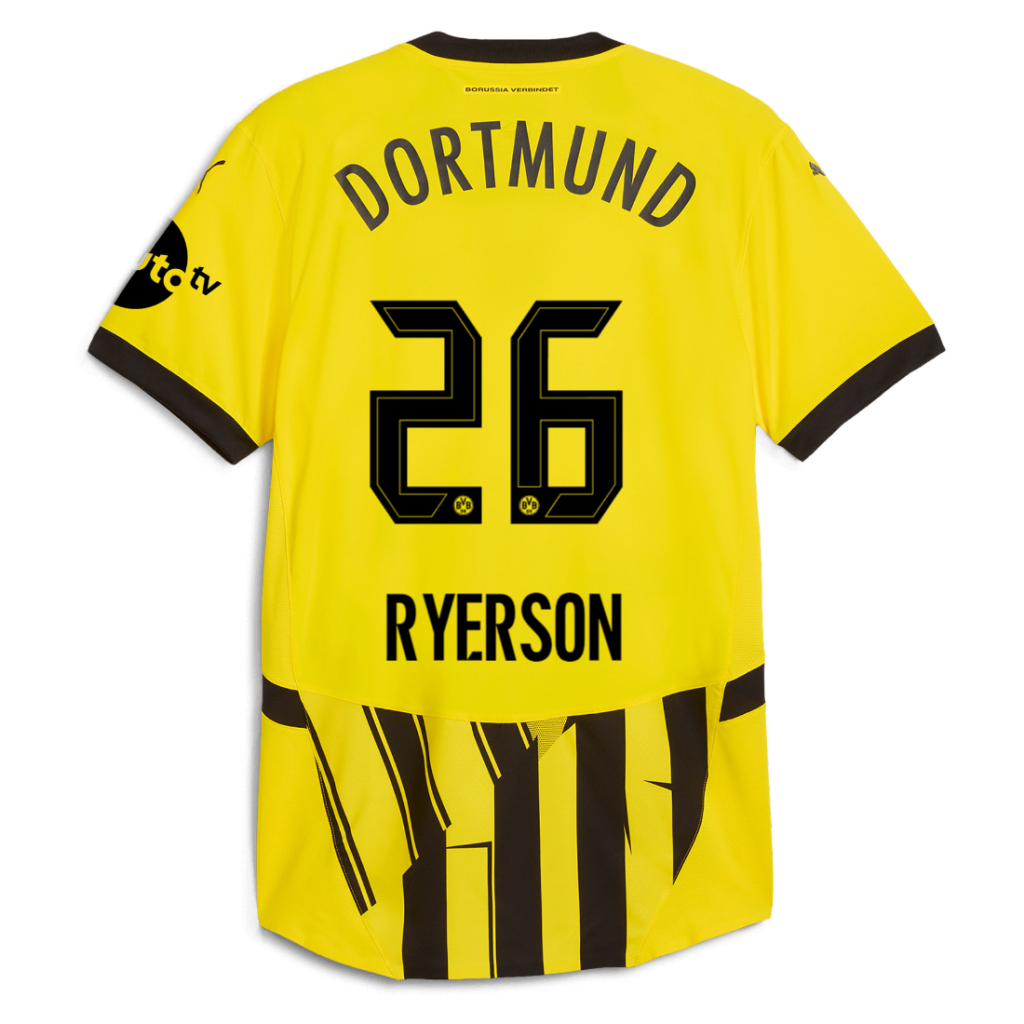 BVB Cup Jersey 2425 For Children – 26 Ryerson Borussia Dortmund Collection | Official Merchandise