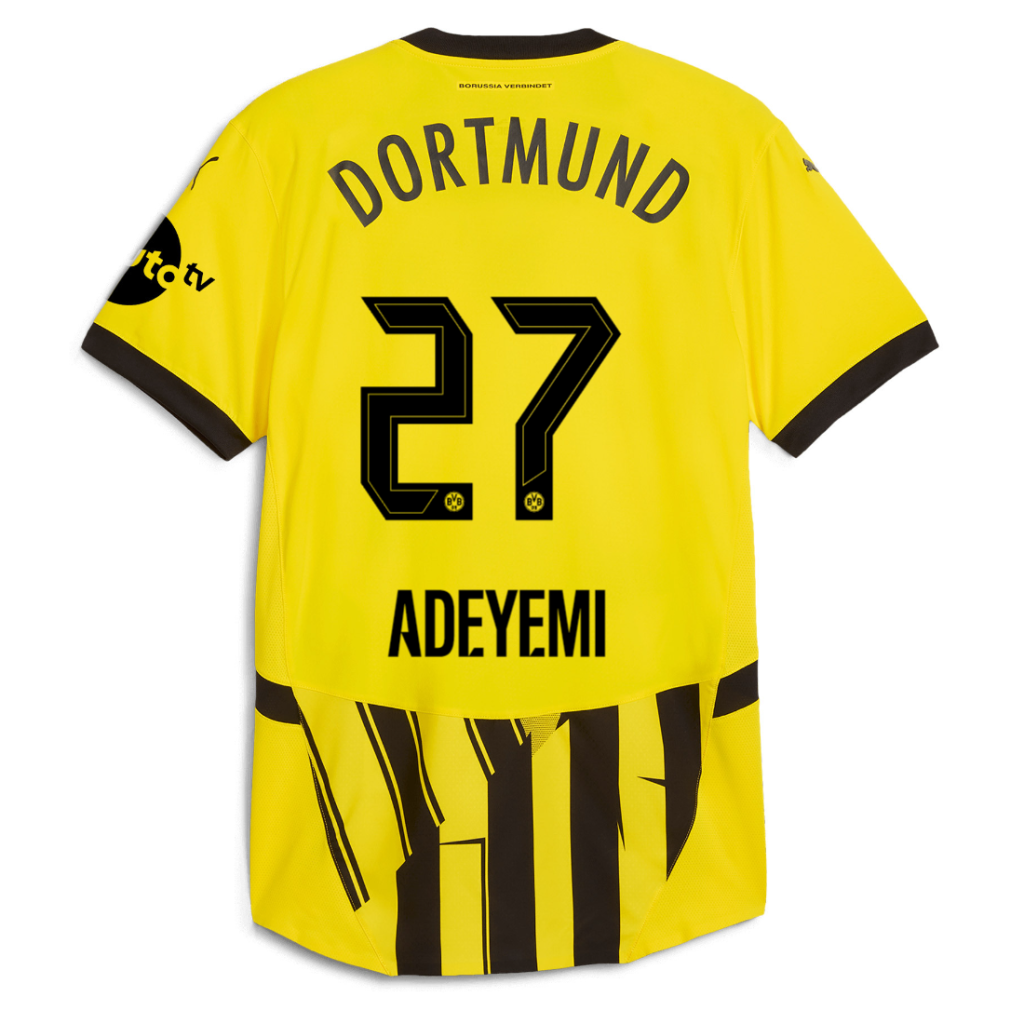 BVB Cup Jersey 2425 For Children – 27 Adeyemi Borussia Dortmund Collection | Official Merchandise