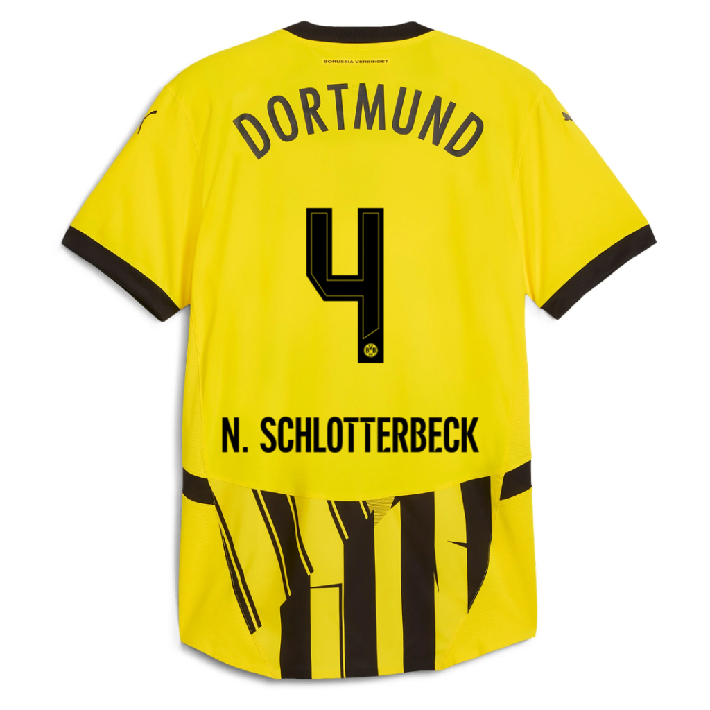 BVB Cup Jersey 2425 – 4 Schlotterbeck Borussia Dortmund Collection | Official Merchandise
