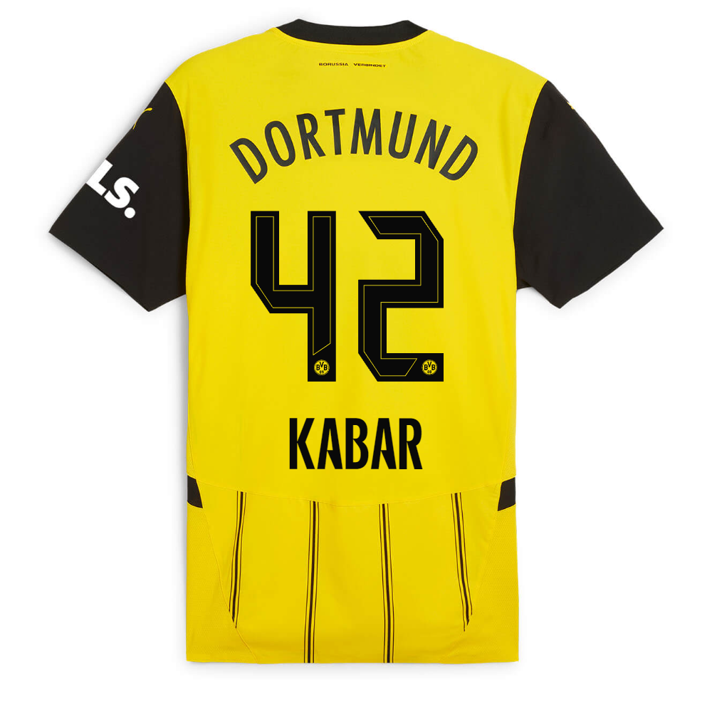 BVB Home Jersey 2425 For Kids – 42 Kabar Borussia Dortmund Collection | Official Merchandise