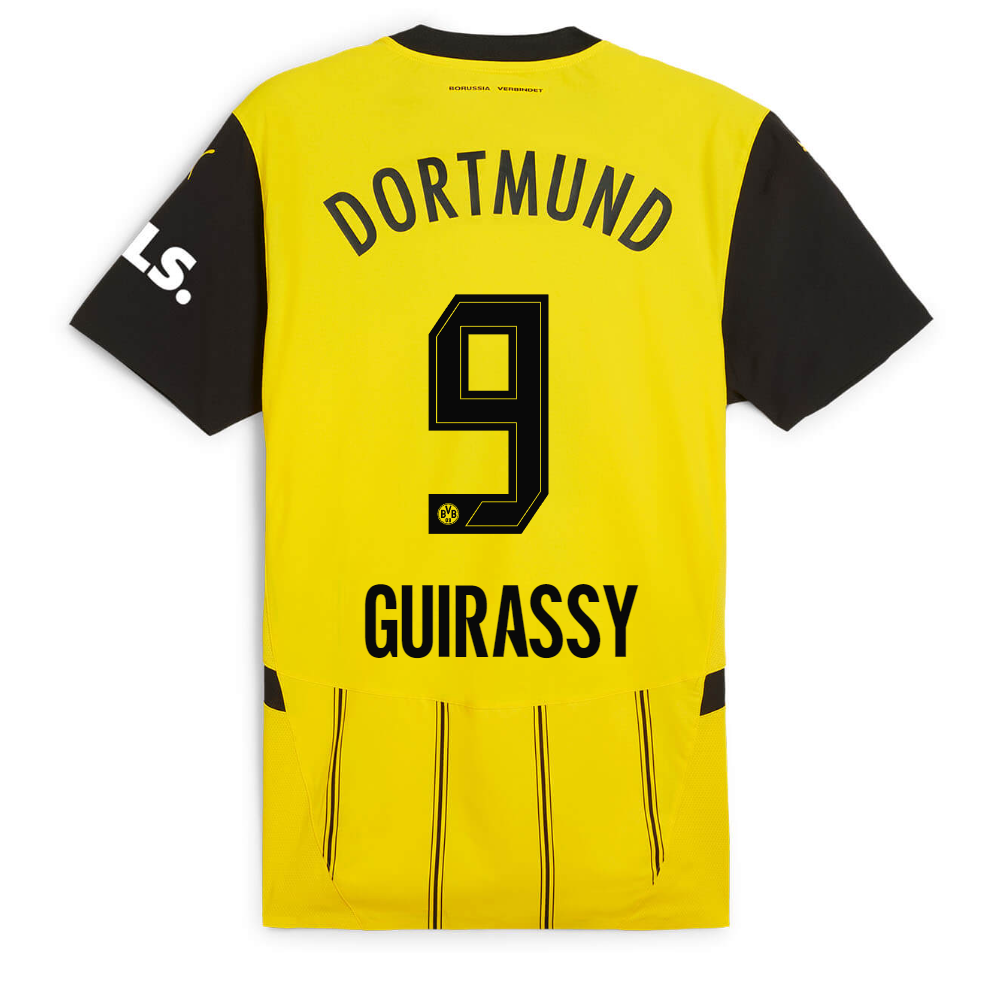 BVB Home Jersey 2425 For Kids – 9 Guirassy Borussia Dortmund Collection | Official Merchandise