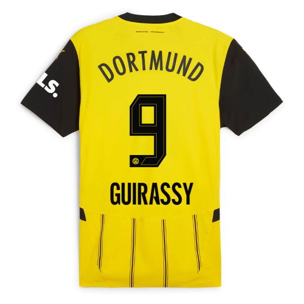 BVB Home Jersey 2425 For Women – 9 Guirassy Borussia Dortmund Collection | Official Merchandise