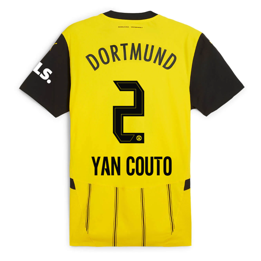 BVB Home Men Jersey 2425 – 2 Yan Couto Borussia Dortmund Collection | Official Merchandise