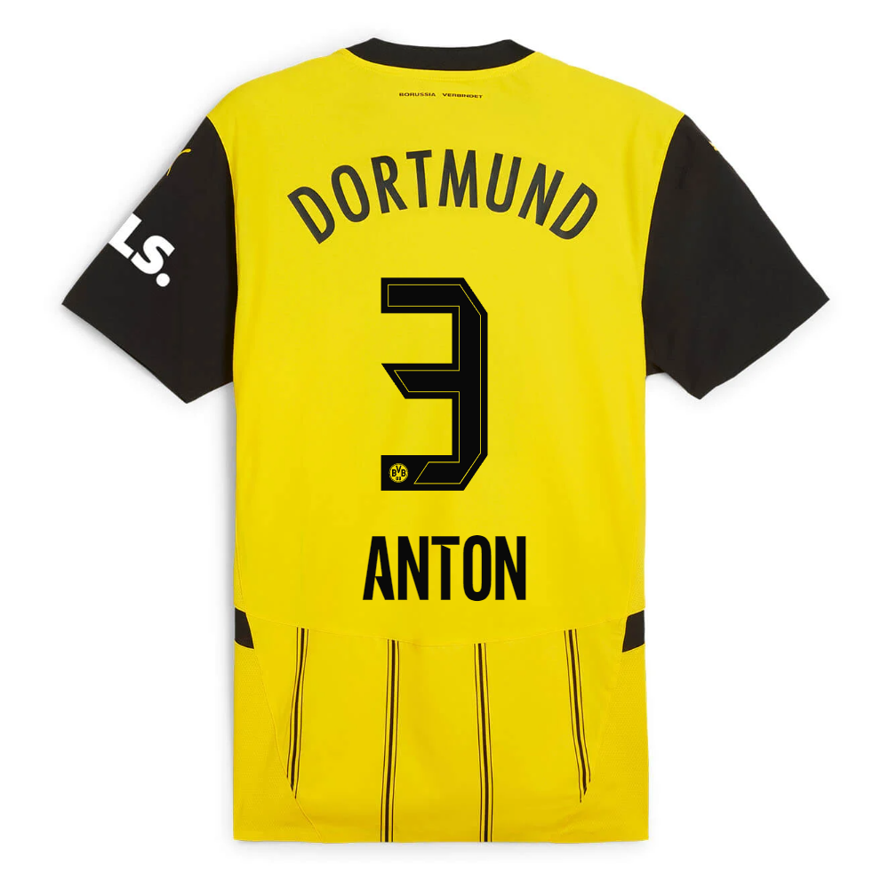 BVB Home Men Jersey 2425 – 3 Anton Borussia Dortmund Collection | Official Merchandise