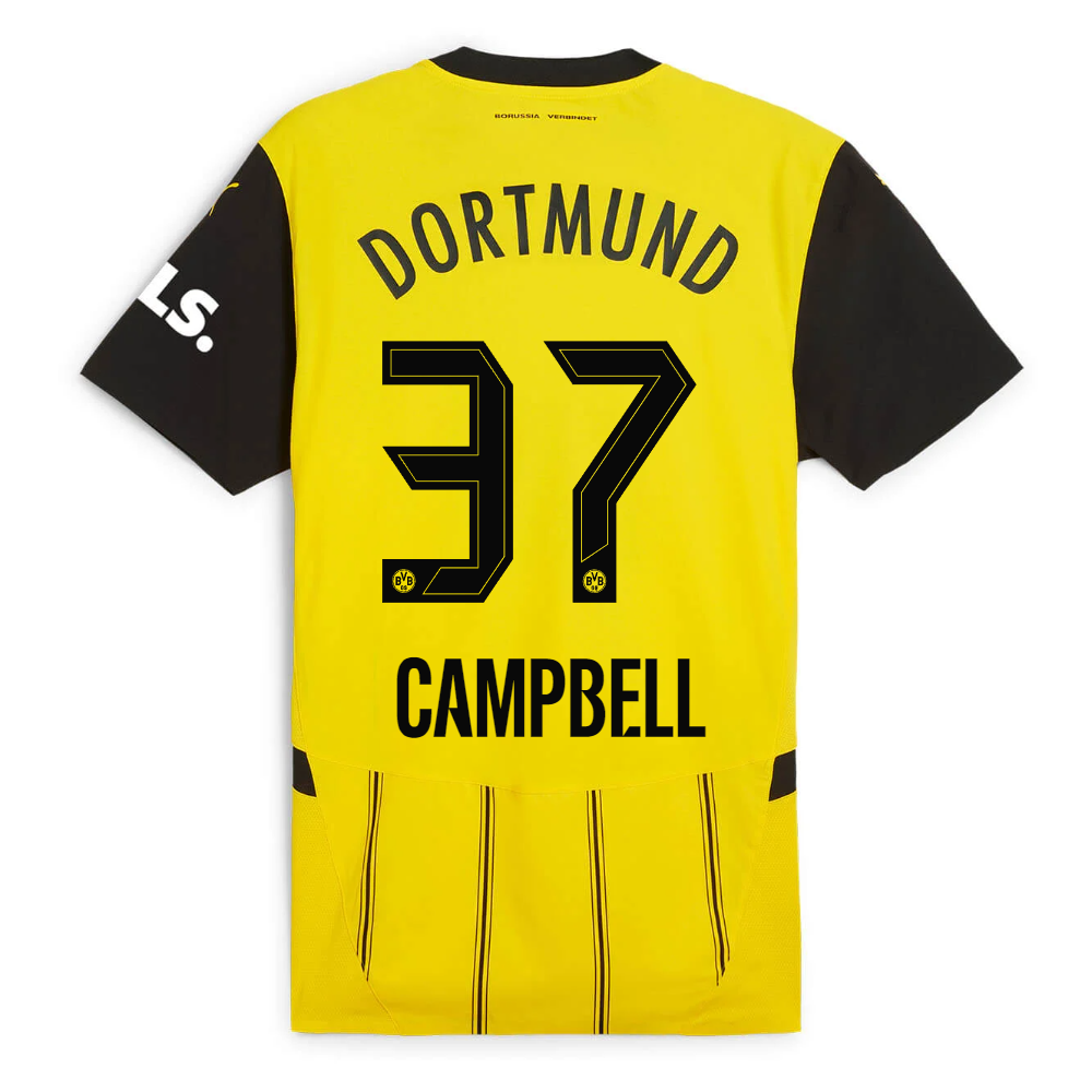 BVB Home Men Jersey 2425 – 37 Campbell Borussia Dortmund Collection | Official Merchandise