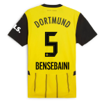BVB Home Men Jersey 2425 – 5 Bensebaini Borussia Dortmund Collection | Official Merchandise