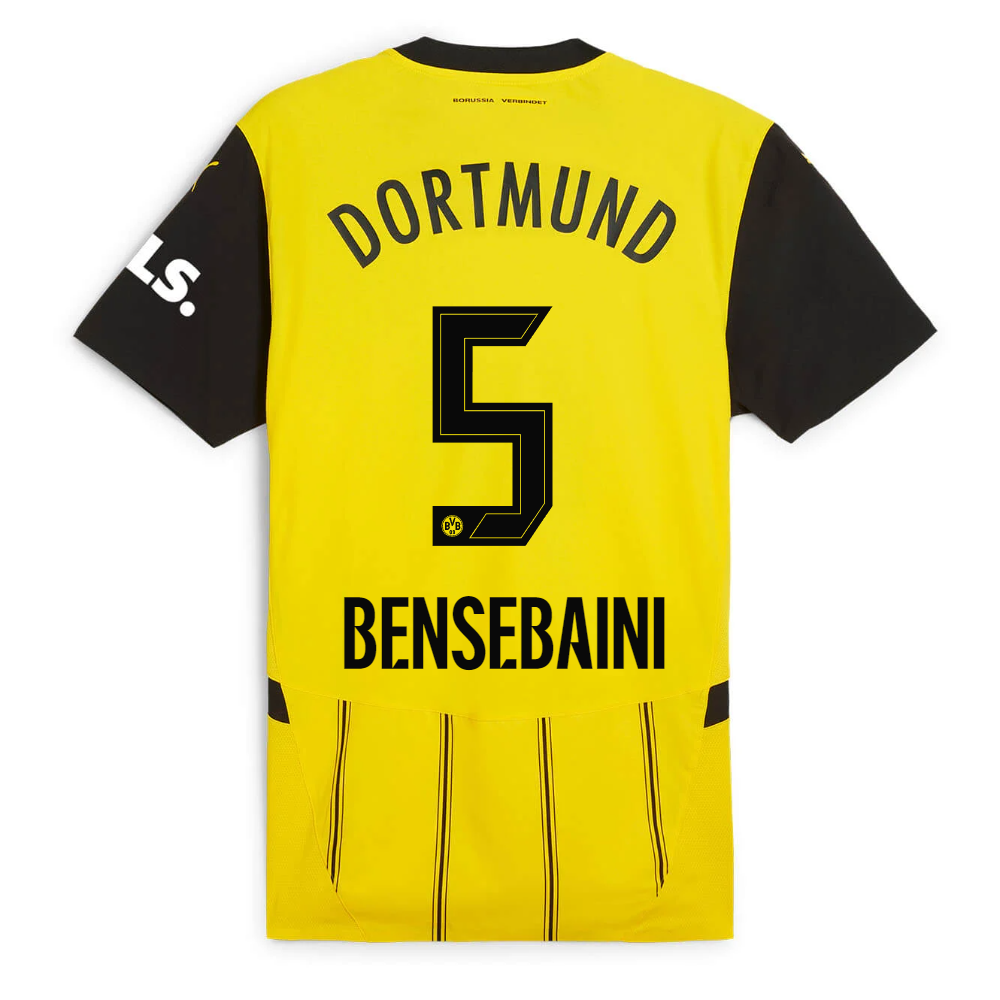 BVB Home Men Jersey 2425 – 5 Bensebaini Borussia Dortmund Collection | Official Merchandise