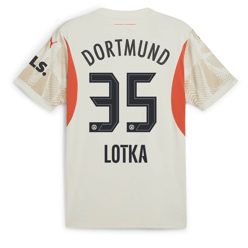 BVB Men Goalkeeper Jersey 2425 Beige – 35 Lotka Borussia Dortmund Collection | Official Merchandise