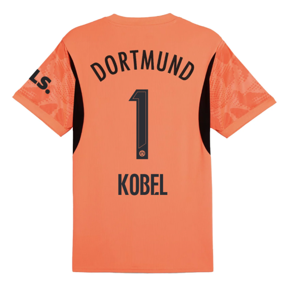BVB Men Goalkeeper Jersey 2425 Orange – 1 Kobel Borussia Dortmund Collection | Official Merchandise