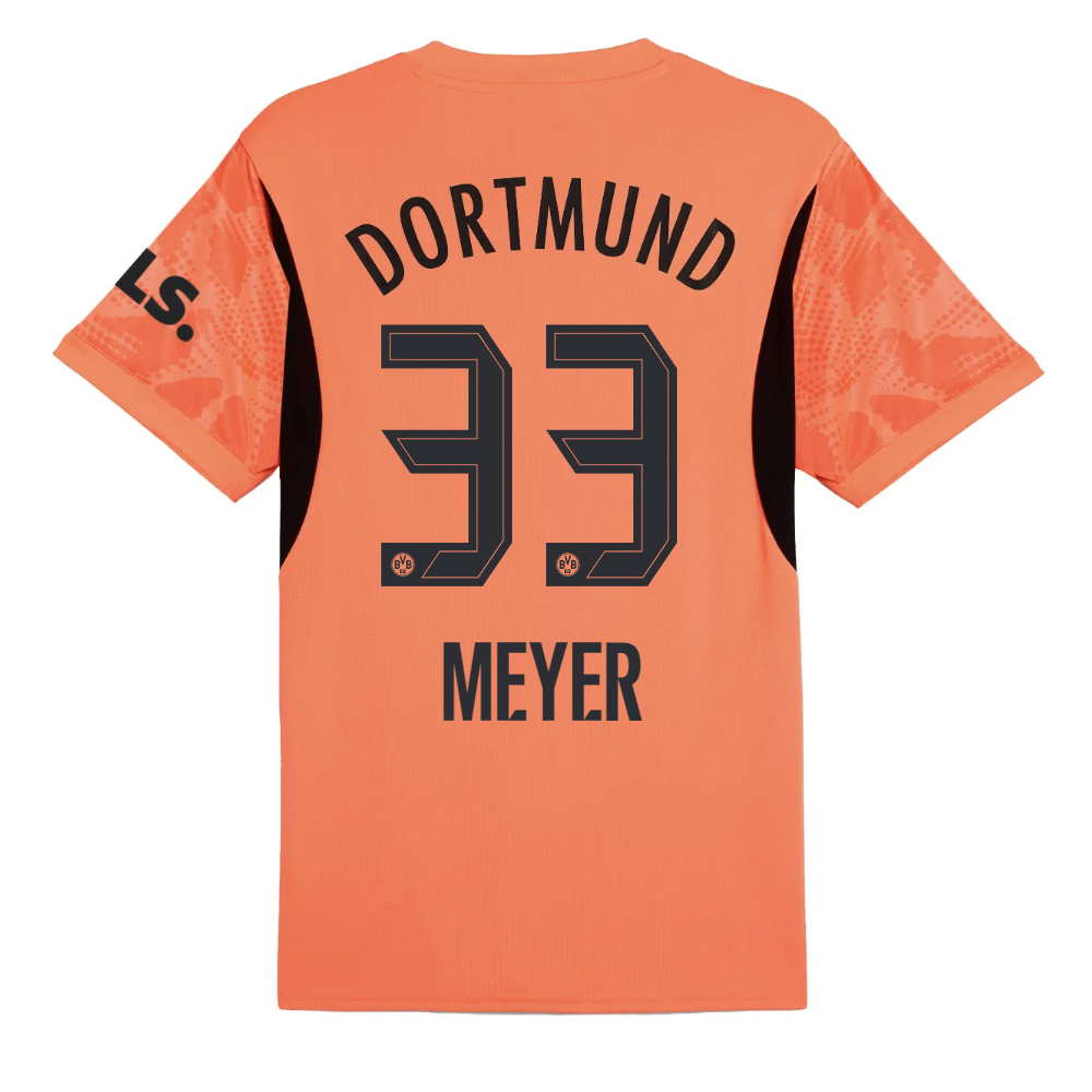 BVB Men Goalkeeper Jersey 2425 Orange – 33 Meyer Borussia Dortmund Collection | Official Merchandise