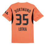 BVB Men Goalkeeper Jersey 2425 Orange – 35 Lotka Borussia Dortmund Collection | Official Merchandise
