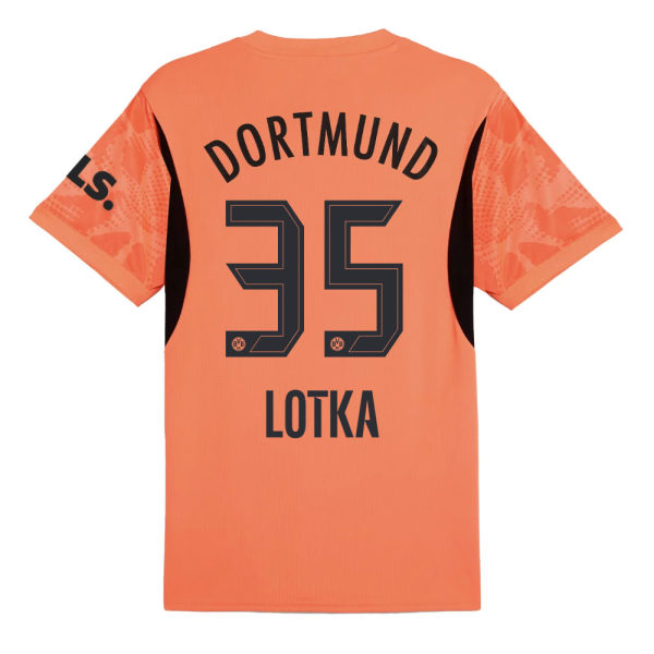 BVB Men Goalkeeper Jersey 2425 Orange – 35 Lotka Borussia Dortmund Collection | Official Merchandise