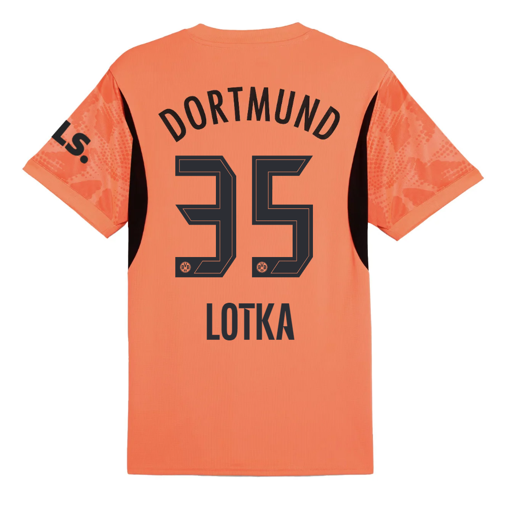 BVB Men Goalkeeper Jersey 2425 Orange – 35 Lotka Borussia Dortmund Collection | Official Merchandise