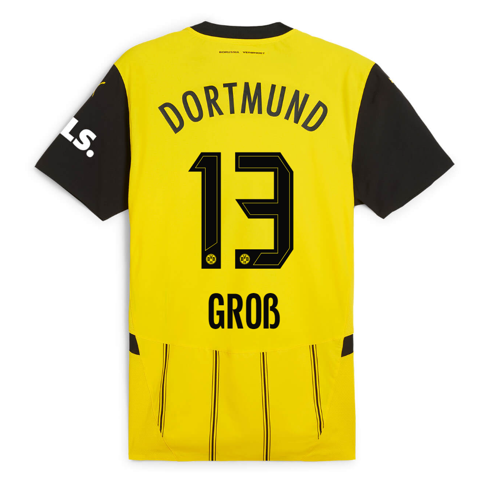 BVB Men Home Jersey 2425 Authentic – 13 Groß Borussia Dortmund Collection | Official Merchandise