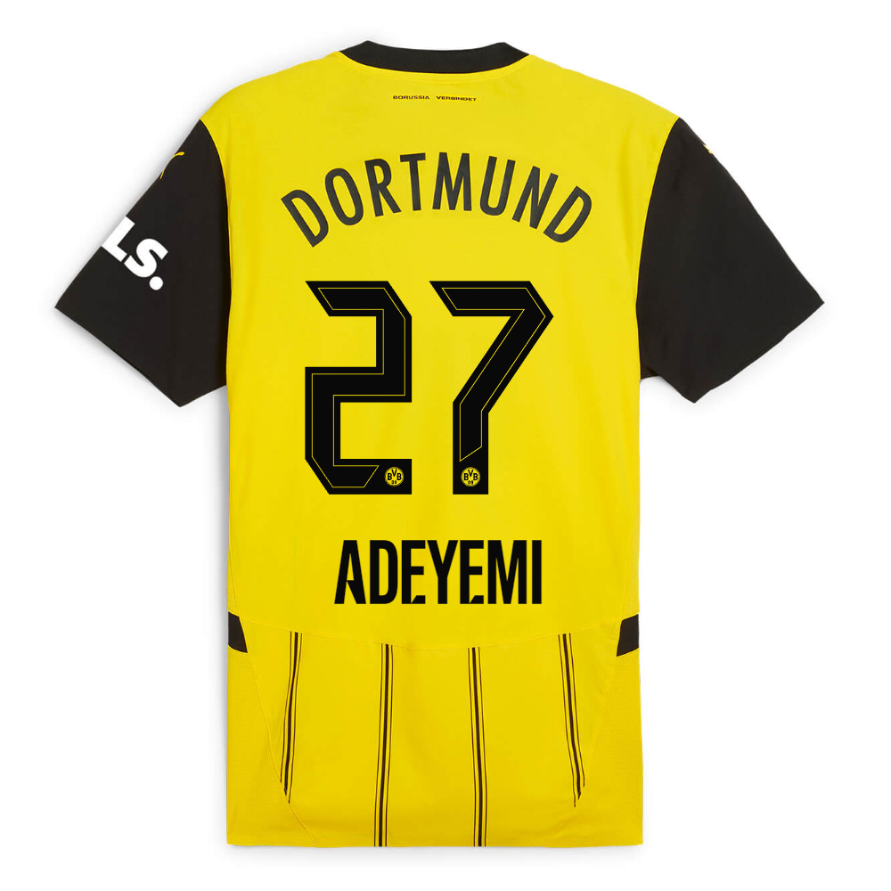 BVB Men Home Jersey 2425 Authentic – 27 Adeyemi Borussia Dortmund Collection | Official Merchandise