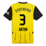 BVB Men Home Jersey 2425 Authentic – 3 Anton Borussia Dortmund Collection | Official Merchandise