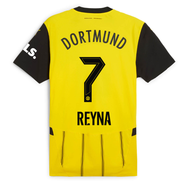 BVB Men Home Jersey 2425 Authentic – 7 Reyna Borussia Dortmund Collection | Official Merchandise