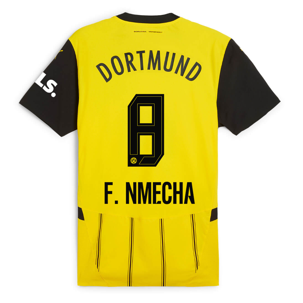BVB Men Home Jersey 2425 Authentic – 8 Nmecha Borussia Dortmund Collection | Official Merchandise