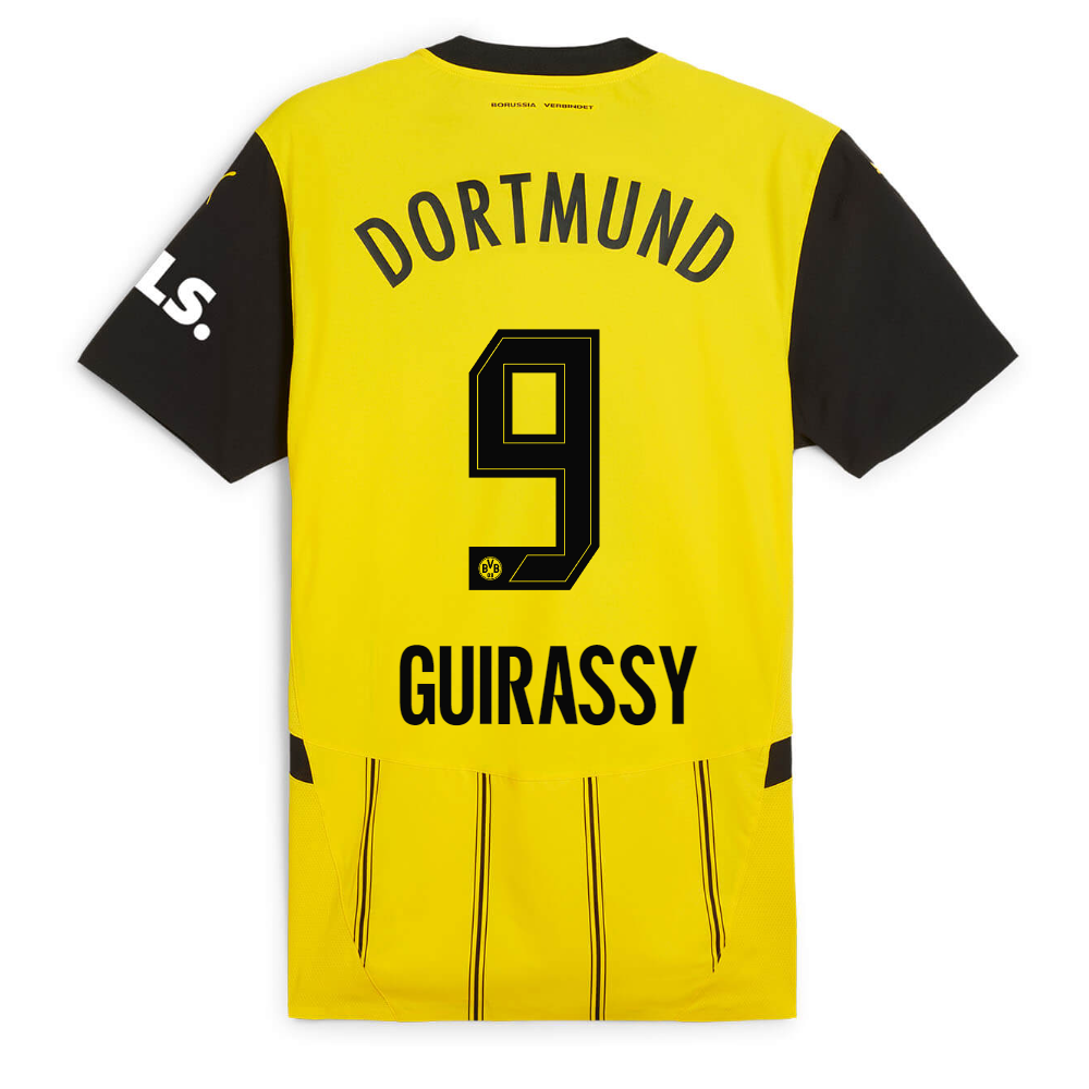 BVB Men Home Jersey 2425 Authentic – 9 Guirassy Borussia Dortmund Collection | Official Merchandise