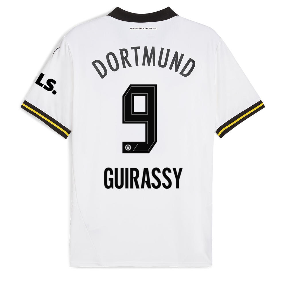 BVB Weiße Wiese 2425 Children’s Third Jersey – 9 Guirassy Borussia Dortmund Collection | Official Merchandise