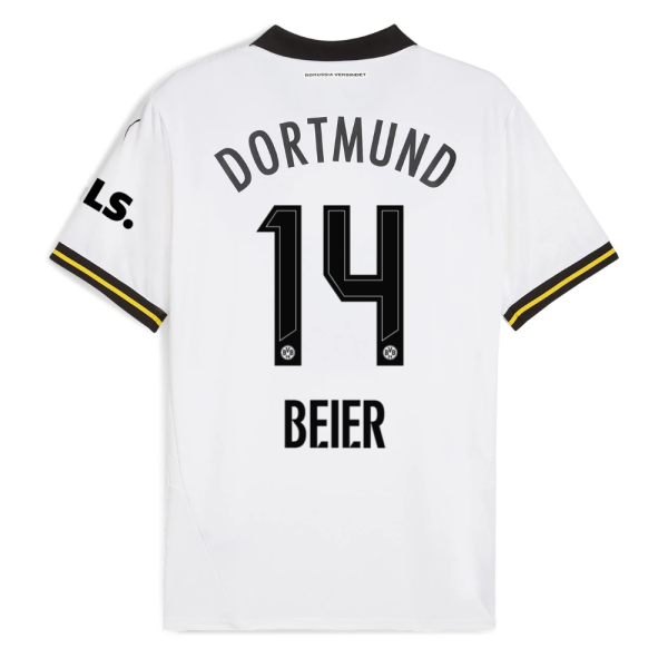 BVB Weiße Wiese 2425 children’s third jersey – 14 Beier Borussia Dortmund Collection | Official Merchandise