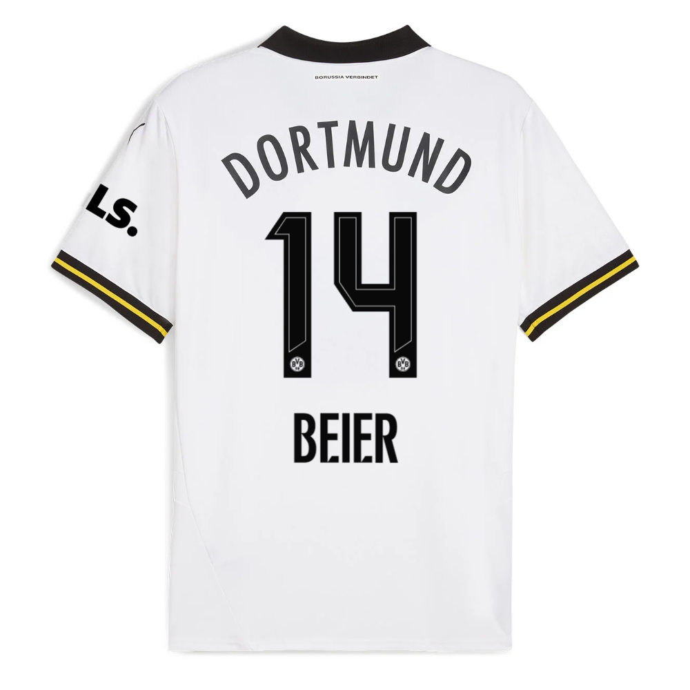 BVB Weiße Wiese 2425 children’s third jersey – 14 Beier Borussia Dortmund Collection | Official Merchandise