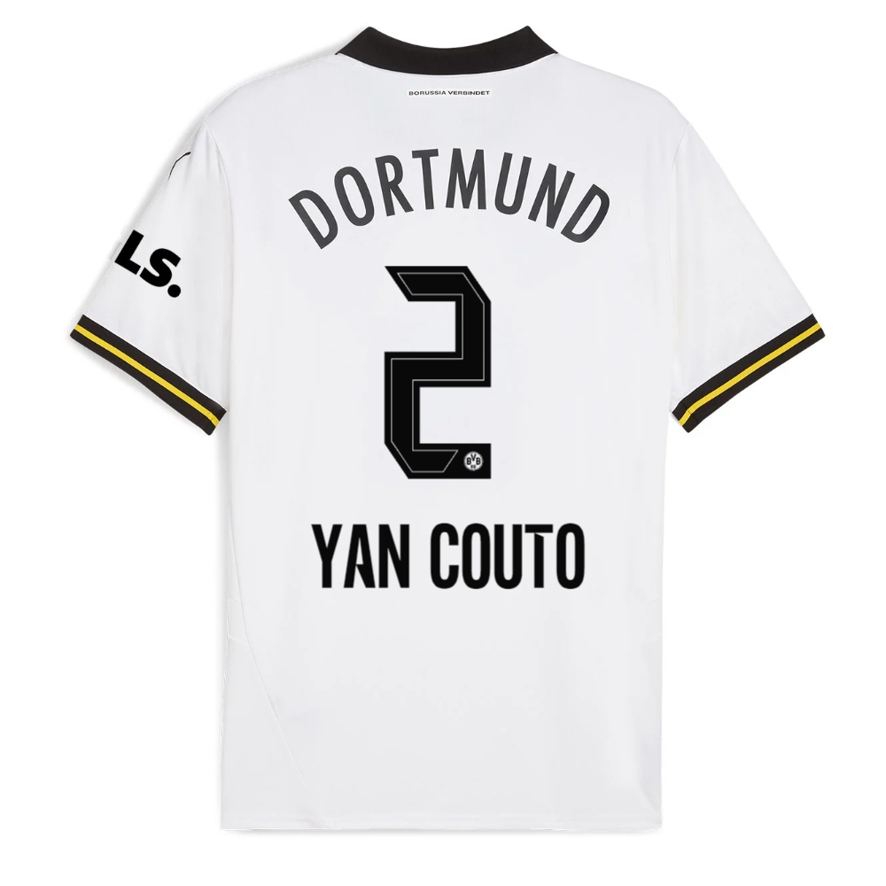BVB Weiße Wiese 2425 children’s third jersey – 2 Yan Couto Borussia Dortmund Collection | Official Merchandise