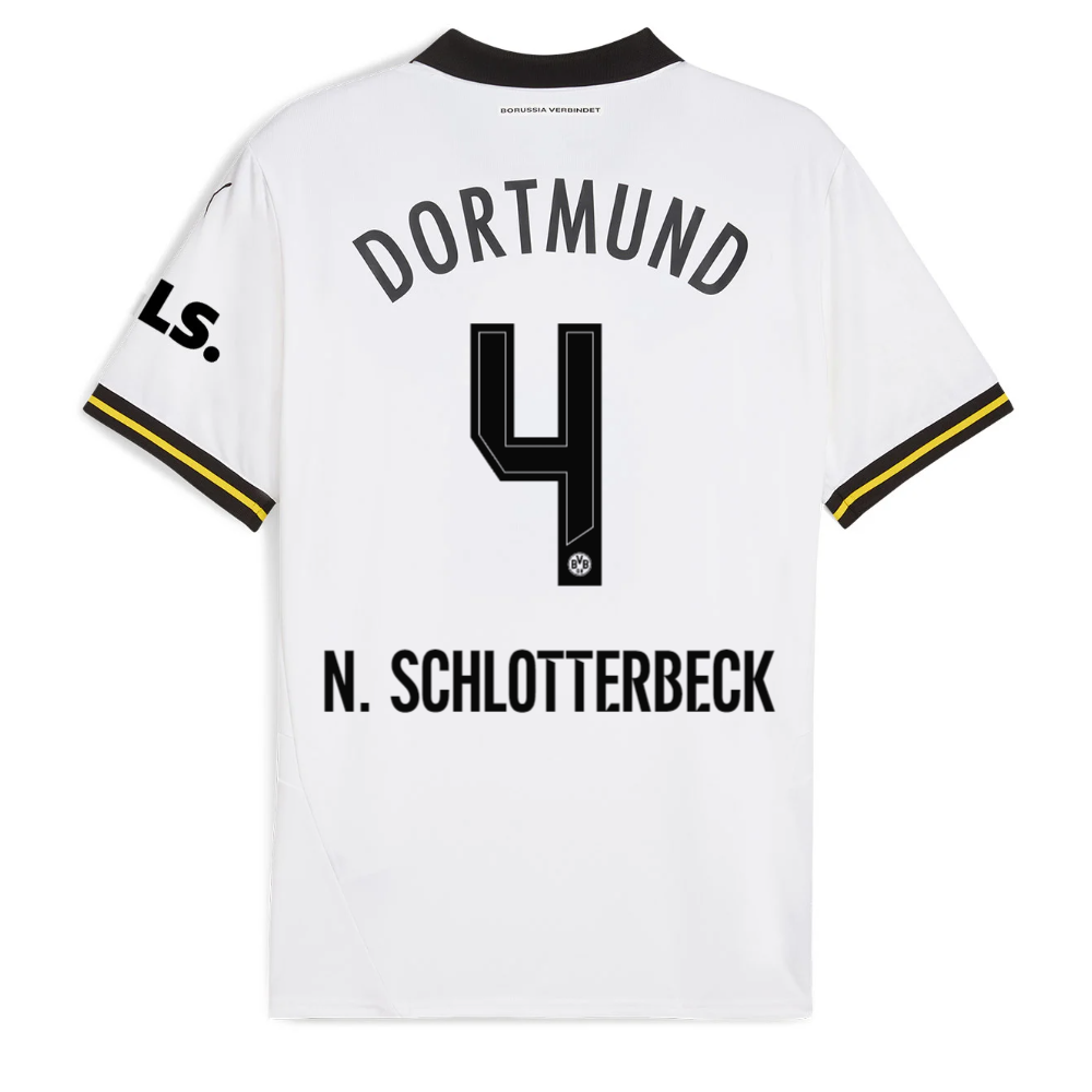 BVB Weiße Wiese 2425 children’s third jersey – 4 Schlotterbeck Borussia Dortmund Collection | Official Merchandise
