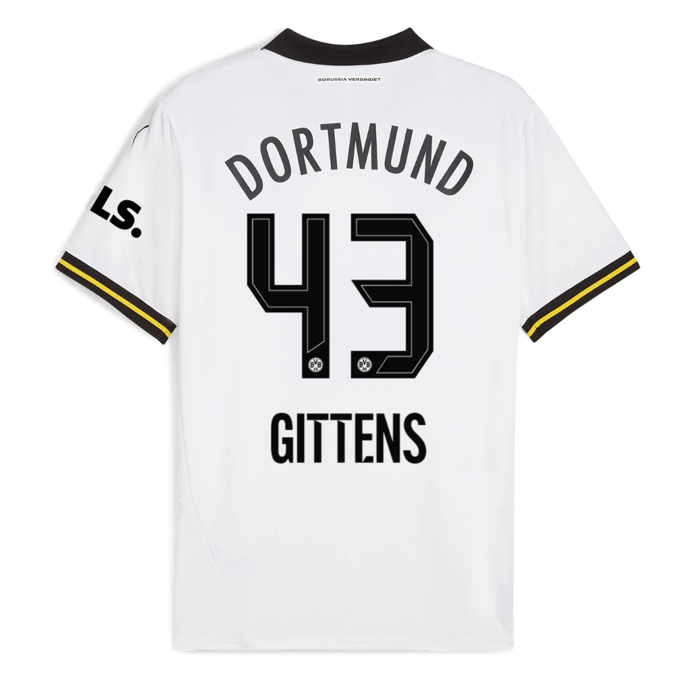 BVB Weiße Wiese 2425 children’s third jersey – 43 Gittens Borussia Dortmund Collection | Official Merchandise