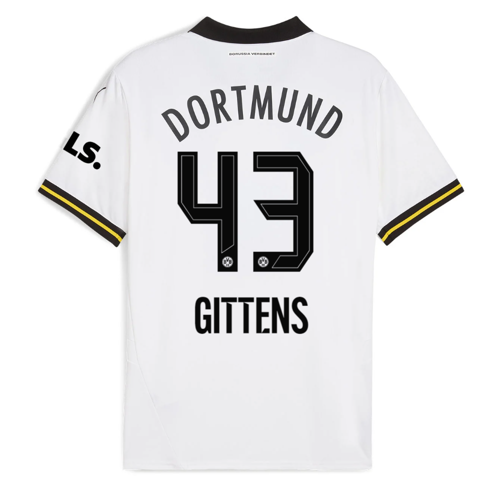 BVB Weiße Wiese Third Jersey 2425 – 43 Gittens Borussia Dortmund Collection | Official Merchandise
