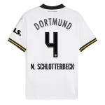 BVB Weiße Wiese third jersey 2425 – 4 Schlotterbeck Borussia Dortmund Collection | Official Merchandise