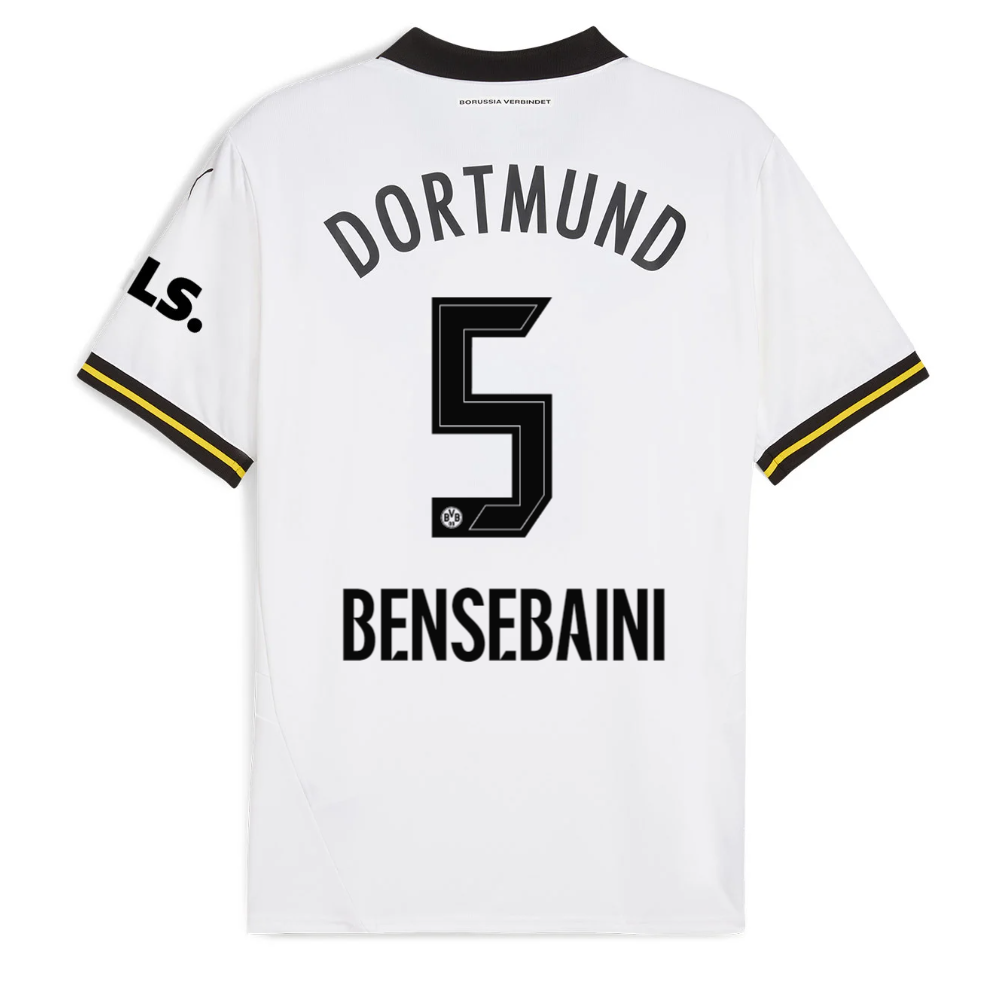 BVB Weiße Wiese third jersey 2425 – 5 Bensebaini Borussia Dortmund Collection | Official Merchandise