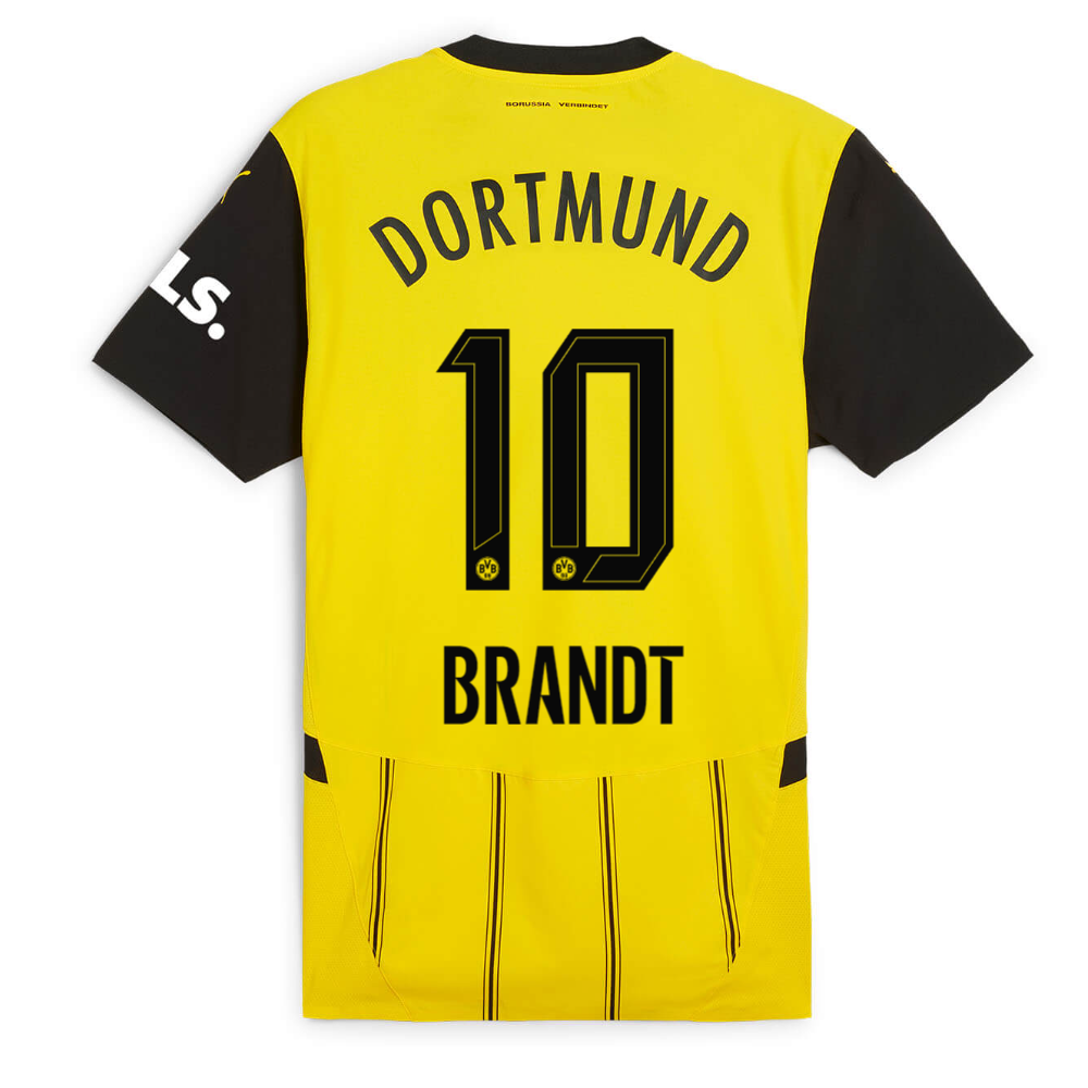 BVB home jersey 2425 for kids – 10 Brandt Borussia Dortmund Collection | Official Merchandise